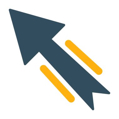 Yukarı Sol düz vektör simgesi