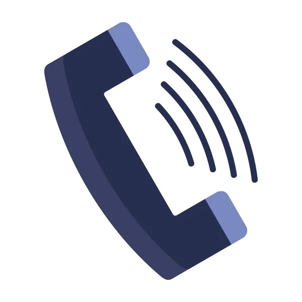 Εικονίδιο Τηλεφώνου Επίπεδη Στυλ — Διανυσματικό Αρχείο