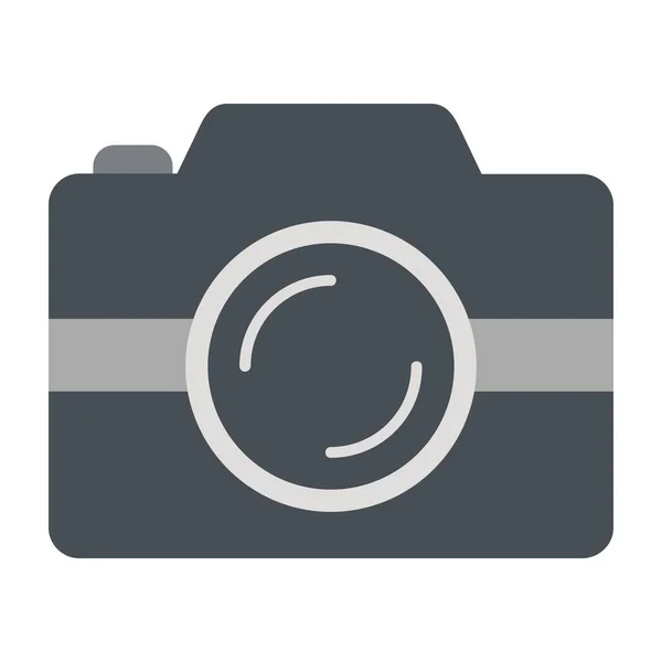 Εικονίδιο Κάμερας Επίπεδη Στυλ — Διανυσματικό Αρχείο
