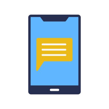 Düz biçimdeki Sms simgesi