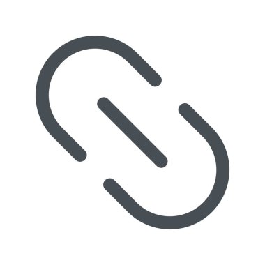 Düz stil ile bağlantı simgesi