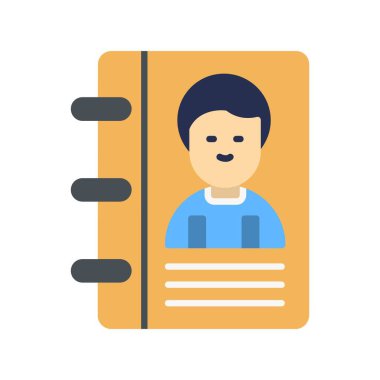 Düz biçimli kişi simgesi