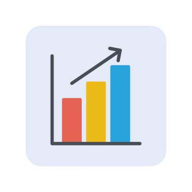 Düz biçimli istatistik simgesi