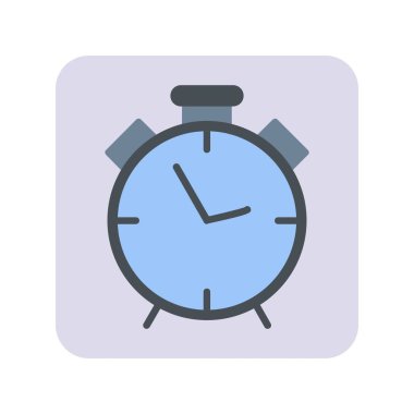 Alarm simgesi düz biçiminde