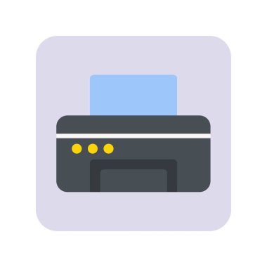 Düz biçimdeki simgeyi yazdır