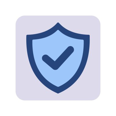 Kalkan kutsal kişilerin resmi içinde düz stil