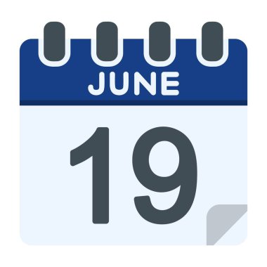 19 Haziran Simgesi Düz Biçimli