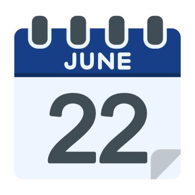 22 Haziran Simgesi Düz Stil