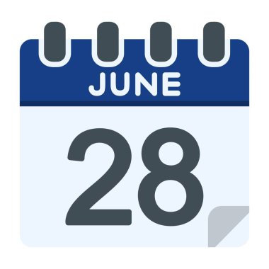 28 Haziran Simgesi Düz Stil