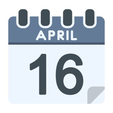 16 Nisan Simgesi Düz Biçim