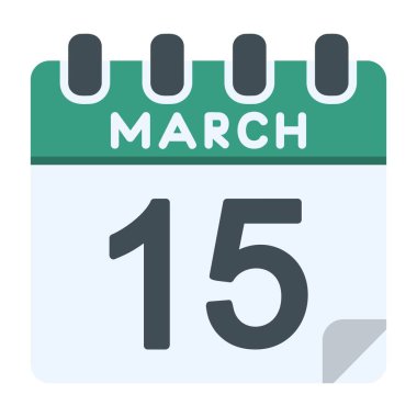 15 Mart Simgesi Düz Biçimli