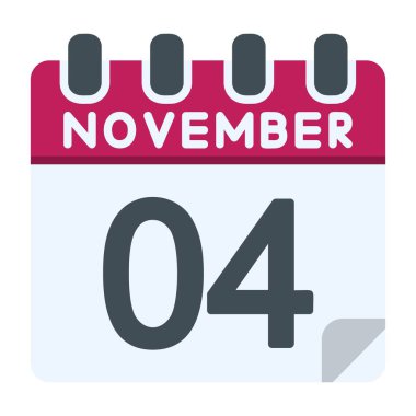 4 Kasım Simgesi Düz Biçimli