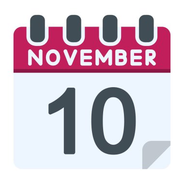 10 Kasım Simgesi Düz Stili