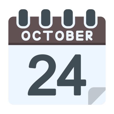 24 Ekim Simgesi Düz Biçimli