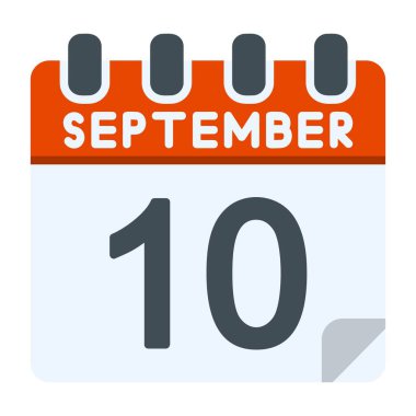 10 Eylül Simgesi Düz Biçimli