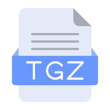 TGZ Dosya Biçimi Düz Simgesi