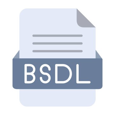 BSDL Dosya Biçimi Düz Simgesi