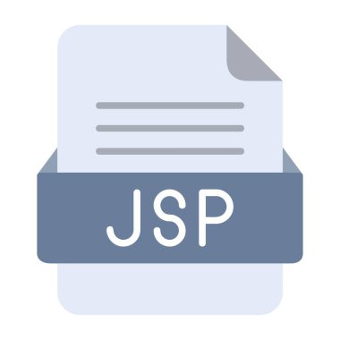 JSP Dosya Biçimi Düz Simgesi