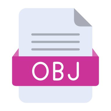 OBJ Dosya Biçimlendirme Simgesi