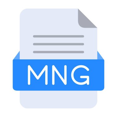 MNG Dosya Biçimi Düz Simgesi