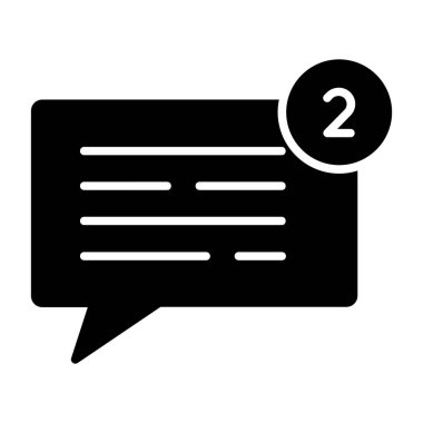 İleti vektör simgesi tasarım