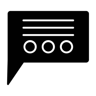 İleti vektör simgesi tasarım