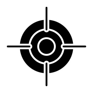Hedef vektör simgesi tasarım