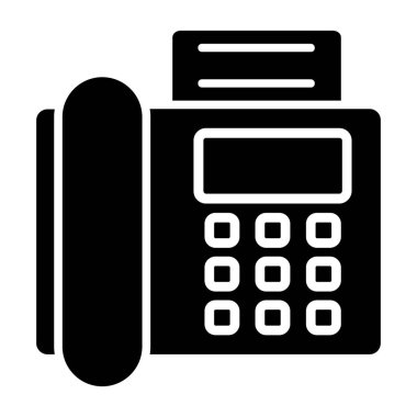 Faks Vektör Simgesi Tasarımı