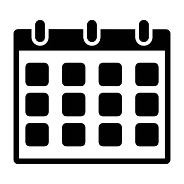 Takvim vektör simgesi tasarım