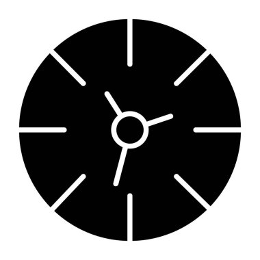 Wall Clock Vector Icon Design