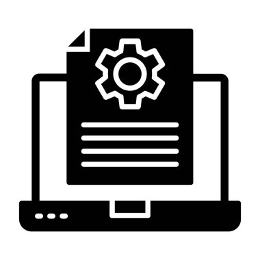 Content Management Vector Icon Design