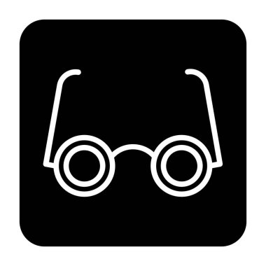Gözlük Vektörü Simgesi Tasarımı