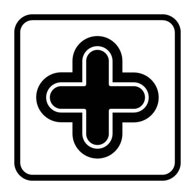 Artı işareti vektör simgesi tasarım