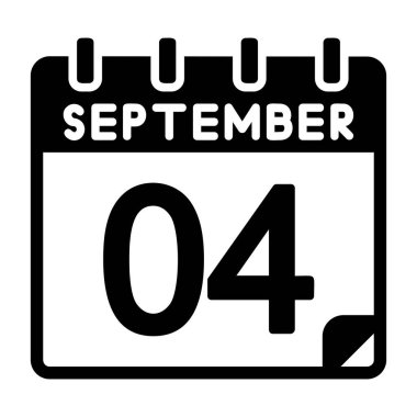 4 Eylül Vektör Simgesi Tasarımı