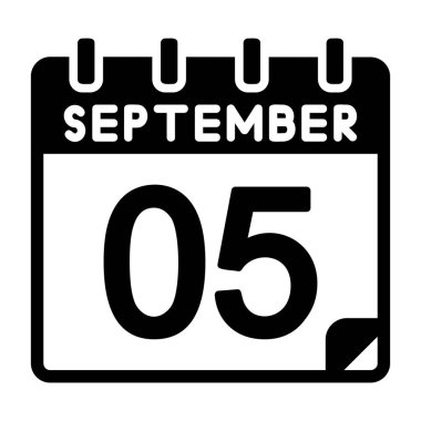 5 Eylül Vektör Simgesi Tasarımı