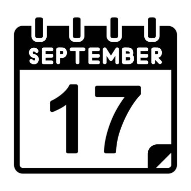 17 Eylül Vektör Simgesi Tasarımı