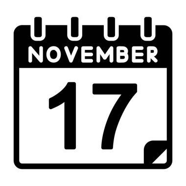 17 Kasım Vektör Simgesi Tasarımı