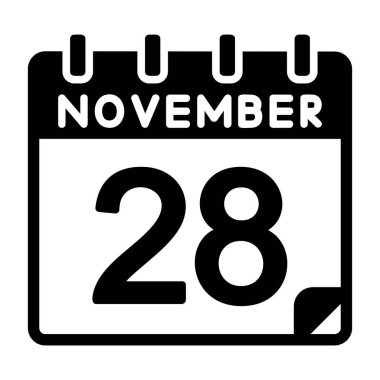 28 Kasım Vektör Simgesi Tasarımı