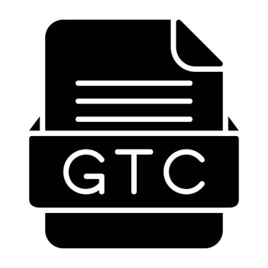 GTC Dosya Biçimi Düz Simgesi