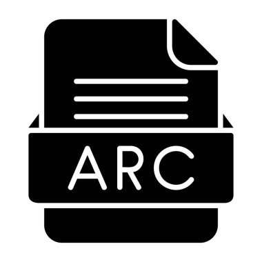 ARC Dosya Biçimi Düz Simgesi