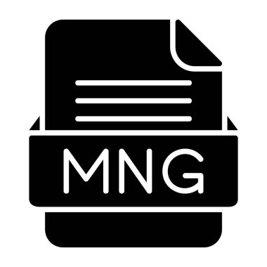 MNG Dosya Biçimi Düz Simgesi