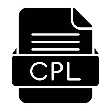 CPL Dosya Biçimi Düz Simgesi