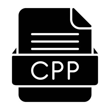 CPP Dosya Biçimi Düz Simgesi