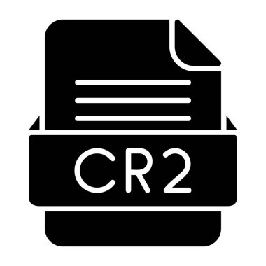 Cr2 Dosya Biçimi Düz Simgesi