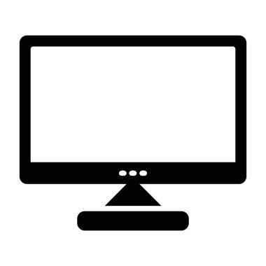 Monitor Vector Icon Design