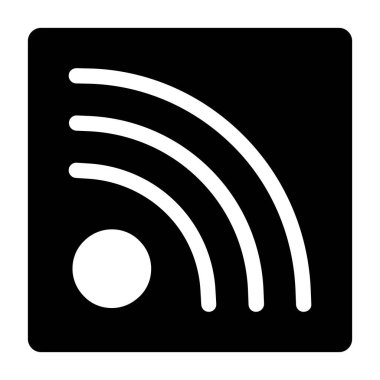 RSS vektör simgesi tasarım