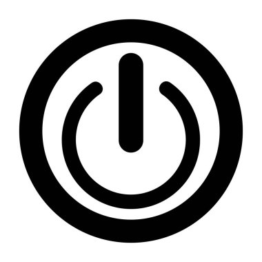 Güç düğmesi vektör simgesi tasarım