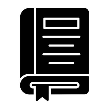 Kitap Vektörü Simgesi Tasarımı