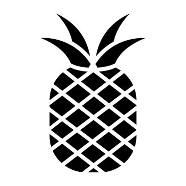 ananas vektör simgesi tasarımı