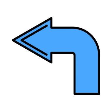 Sola Vektör Simgesi Tasarımı